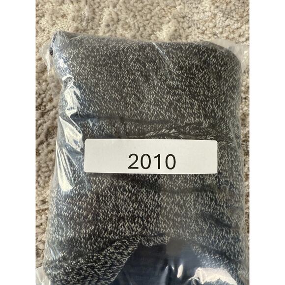 AB Studio Size M OpenFront Casual Sweater Gray Black Long Sleeve Outdoor - Picture 8 of 8